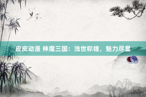 皮皮动漫 神魔三国：浊世称雄，魅力尽显