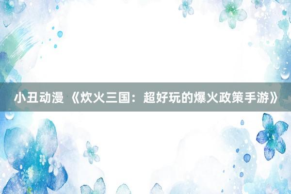 小丑动漫 《炊火三国：超好玩的爆火政策手游》