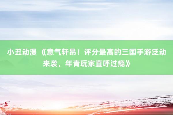 小丑动漫 《意气轩昂！评分最高的三国手游泛动来袭，年青玩家直呼过瘾》