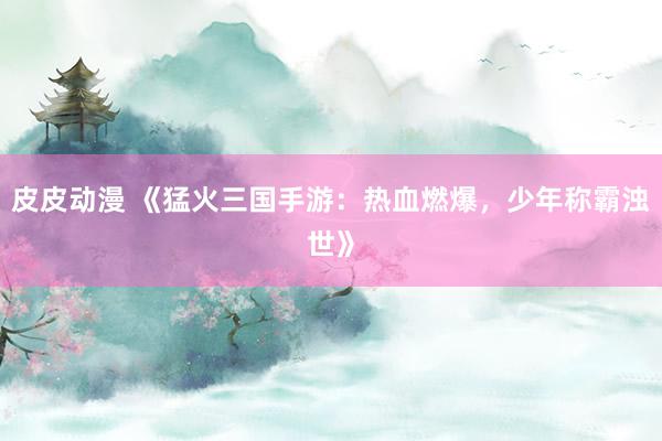 皮皮动漫 《猛火三国手游：热血燃爆，少年称霸浊世》
